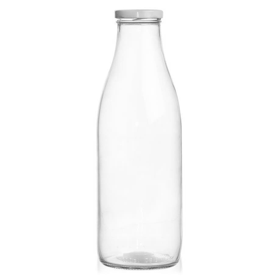 Butelka szklana NA MLEKO 1L do mleka 125952