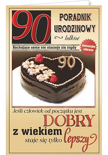 Karnet okolicznościowy, 90 urodziny, U69