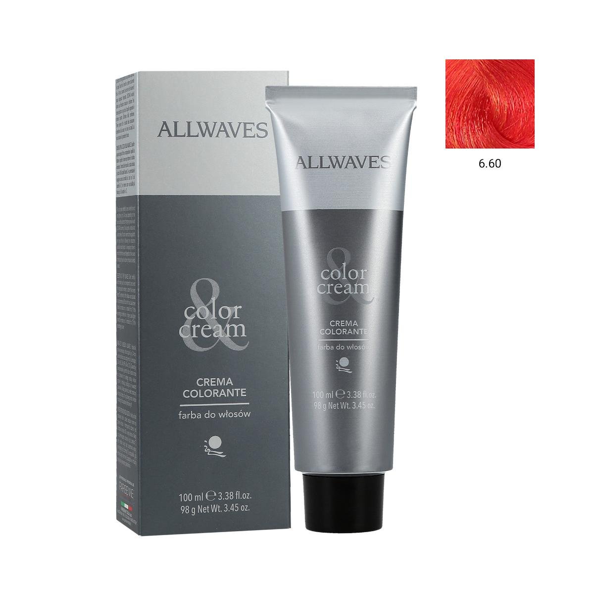 ALLWAVES Farba do włosów 6.60 Koral 100 ml