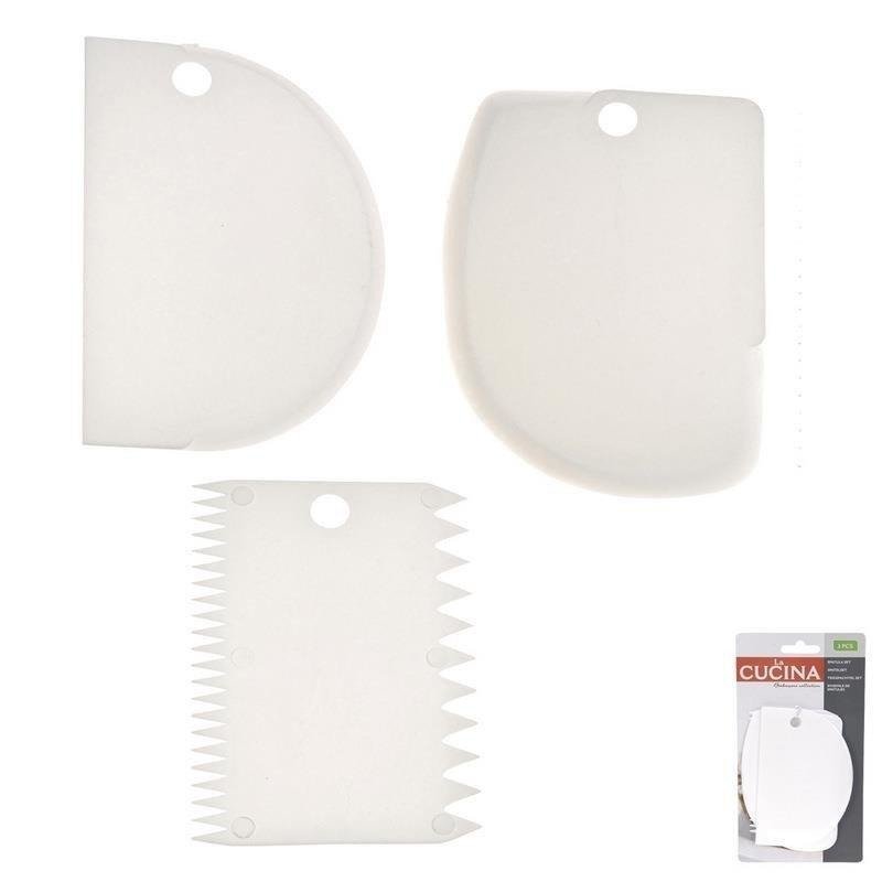 La Cucina Łopatka do kremu skrobak łopatka packa 3szt 142810