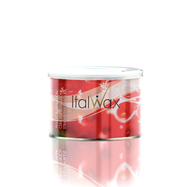 Wosk W Puszce do depilacji ItalWax 400ml Truskawka