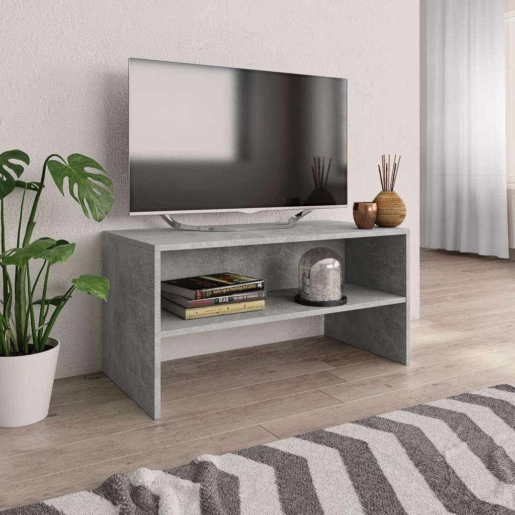 vidaXL Szafka pod TV betonowy szary 80 x 40 x 40 cm płyta wiórowa 800058