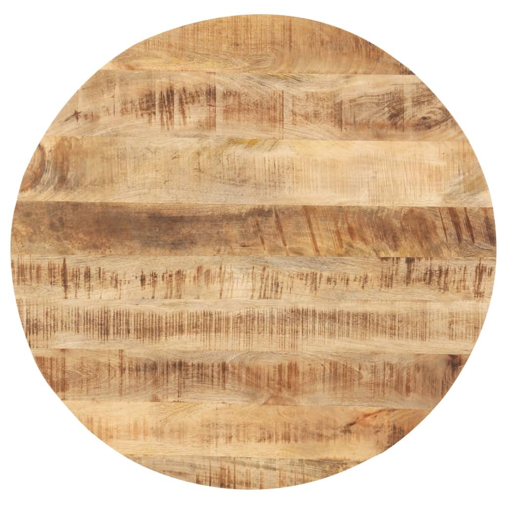 vidaXL Blat stołu, lite drewno mango, okrągły, 25-27 mm, 50 cm vidaXL