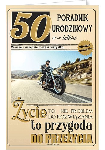 Karnet okolicznościowy, 50 urodziny, U 76