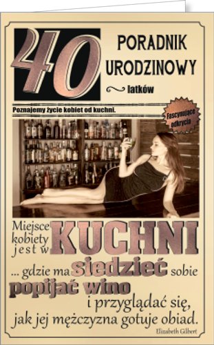 Karnet okolicznościowy, 40 urodziny, U19
