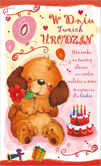 Kartka urodzinowa PR06