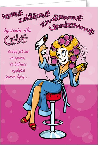 Kartka urodzinowa Comic 04