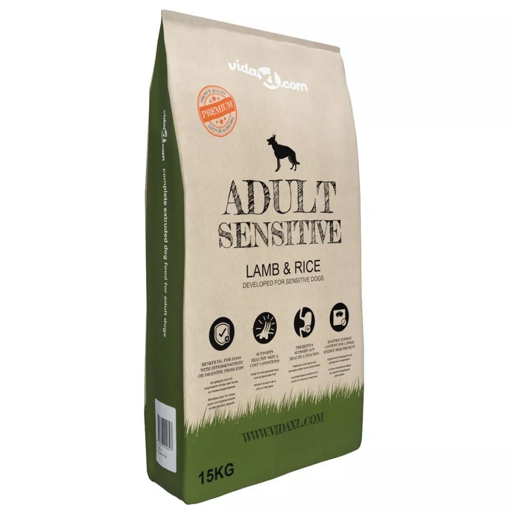 vidaXL Adult Sensitive Lamb & Rice baranina 15 kg