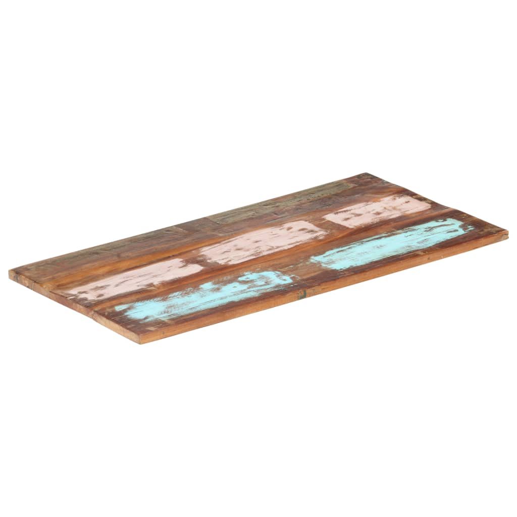 vidaXL Prostokątny blat stołowy, 60x100 cm, 25-27 mm, drewno z odzysku vidaXL