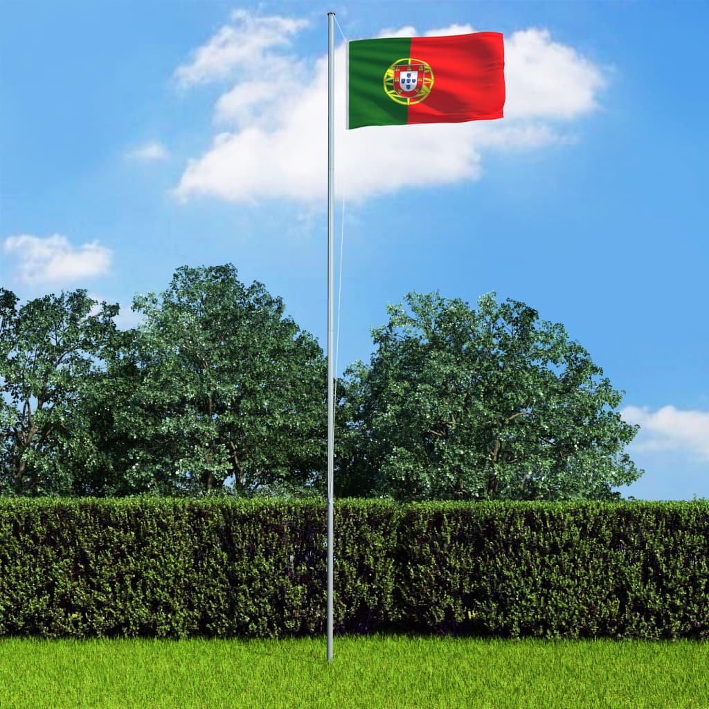 vidaXL vidaXL Flaga Portugalii, 90x150 cm