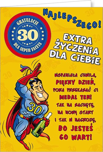 Kartka na 30 urodziny Party06