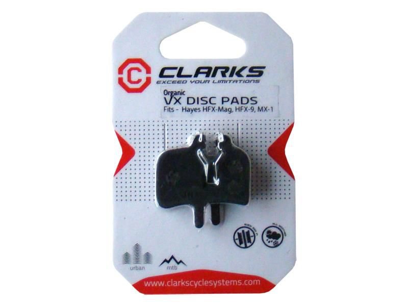 Clarks okładziny hamulcowe Organic Disc Pads Promax/Hayes MX1 VX 814C