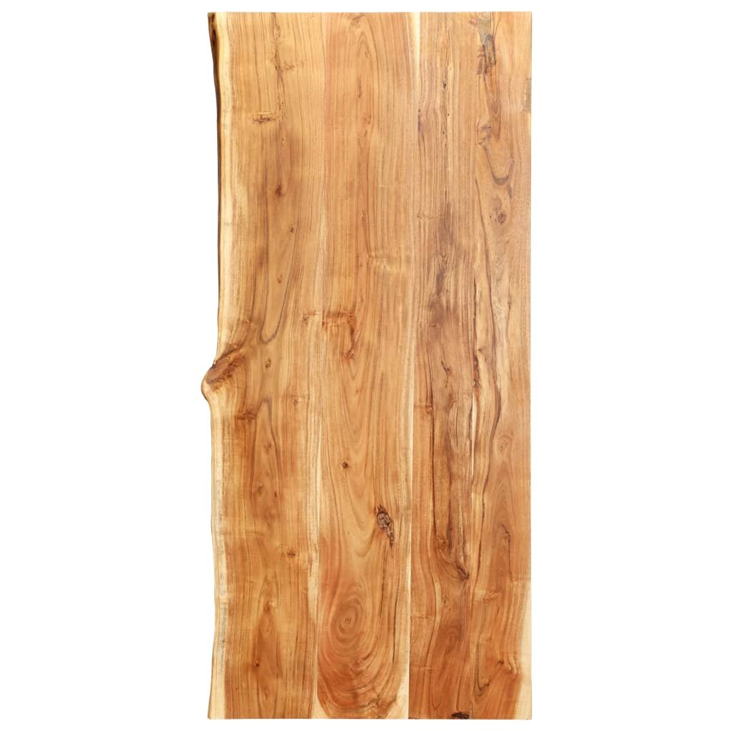vidaXL Blat łazienkowy, lite drewno akacjowe, 120 x 55 x 3,8 cm vidaXL