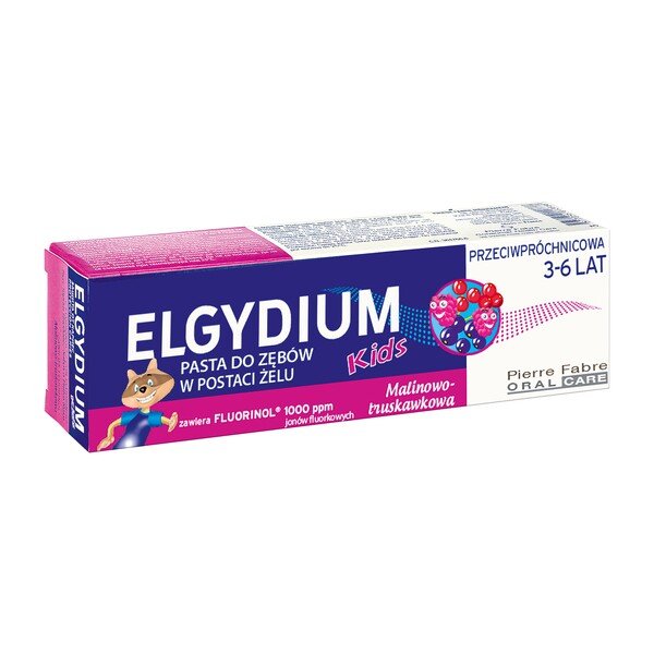 Elgydium Kids, pasta do zębów w postaci żelu dla dzieci 3-6 lat, 50,ml Duży wybór produktów | Darmowa dostawa od 199.99zł | Szybka wysyłka do 2 dni roboczych! | 7080345