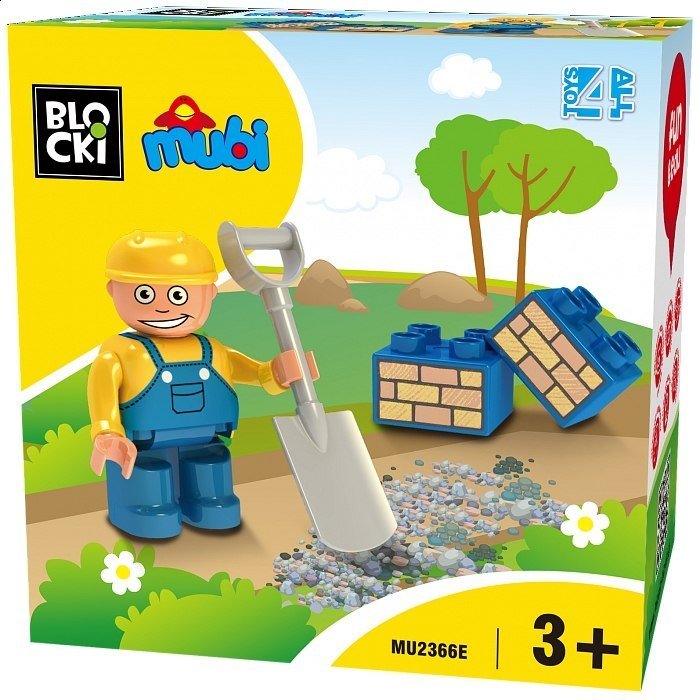 ICOM Klocki Blocki MUBI Figurka Budowlaniec