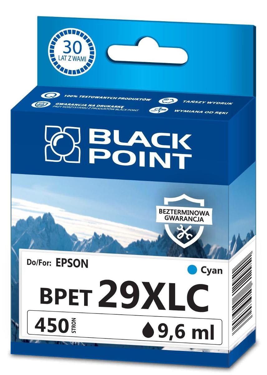 Black Point Tusz zamienny BPET29XLC dla Epson C13T29924012 niebieski na 450 stron GEP/C13T29924012_BP