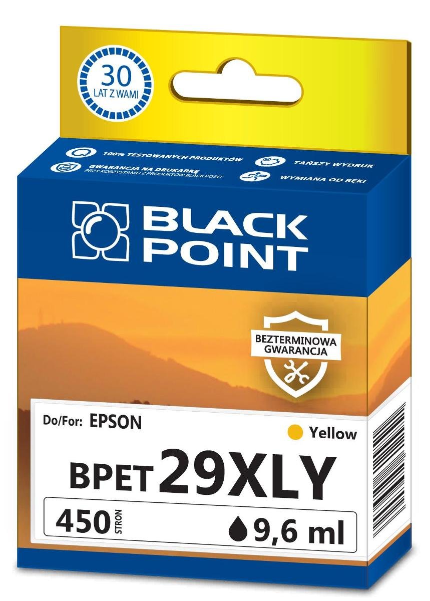 Black Point Tusz zamienny BPET29XLY dla Epson C13T29944012 żółty na 450 stron GEP/C13T29944012_BP
