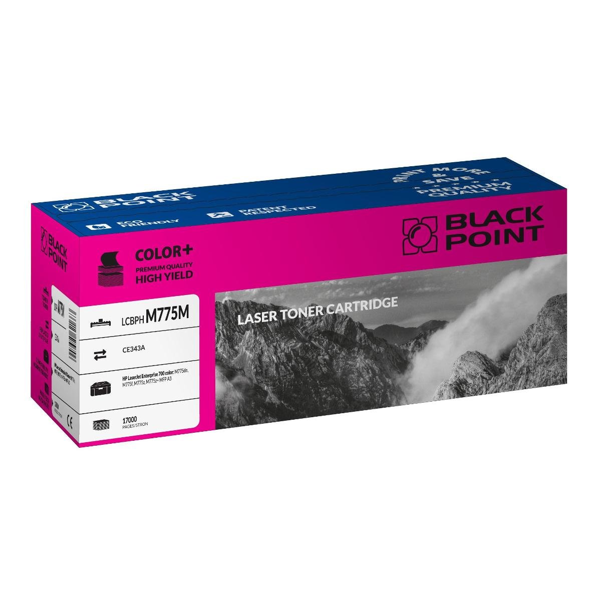 Zdjęcia - Wkład drukujący Black Point  Toner  Color (HP CE343A) magenta [LCBPHM775M]