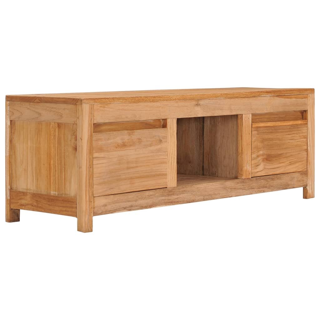 vidaXL Szafka pod telewizor, 100x30x35 cm, lite drewno tekowe