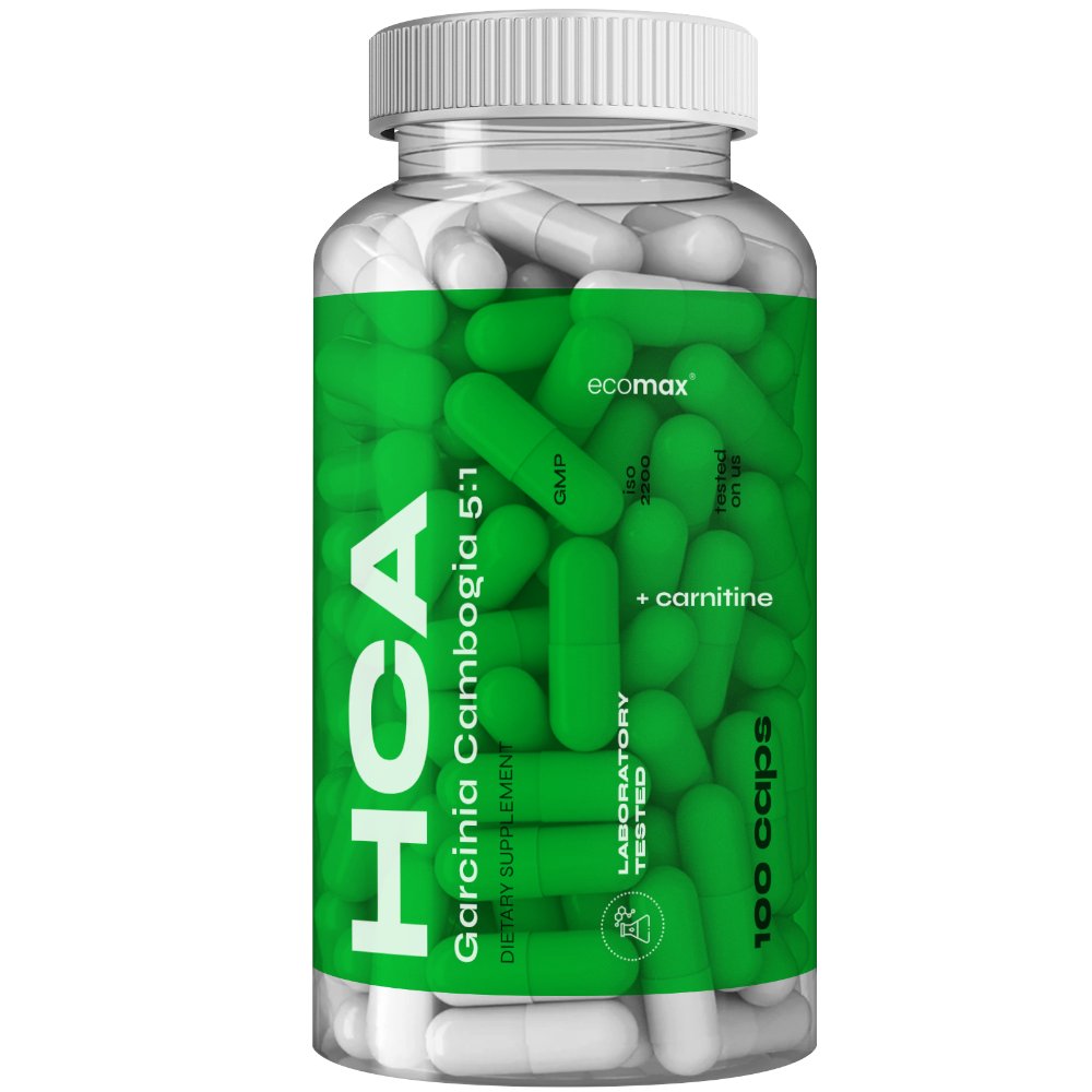 HCA Garcinia Cambogia 5:1 + Carnitine ECOMAX 100 kaps