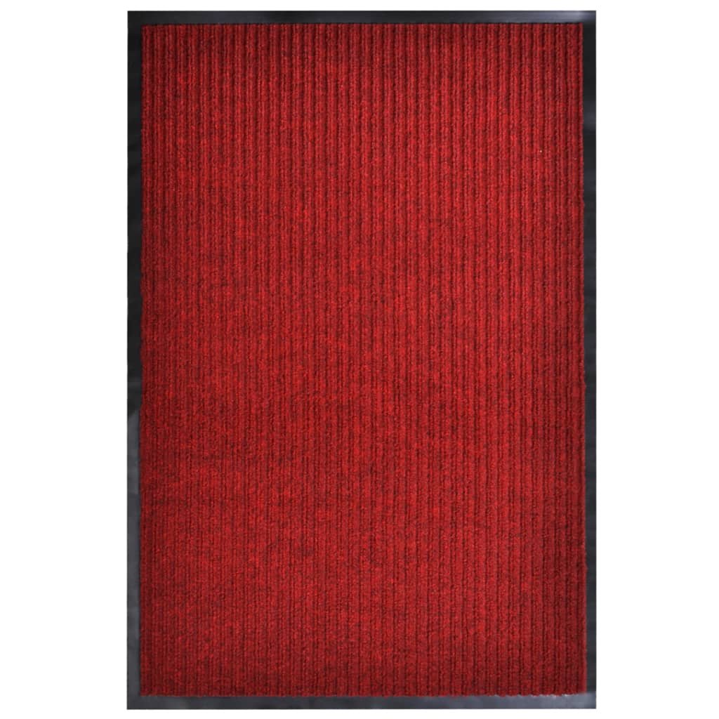 vidaXL Wycieraczka, czerwona, 160 x 220 cm, PVC
