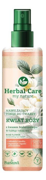 Farmona HERBAL CARE NAWILŻAJĄCY TONIK DO TWARZY KWIAT RÓŻY 200ML