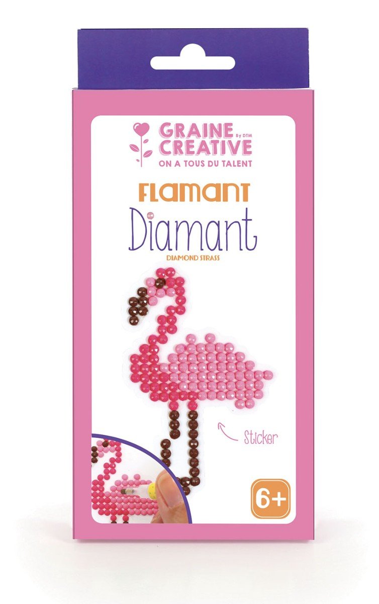 Graine Creative Naklejka Diamentowa Mozaika Flaming GC-750215