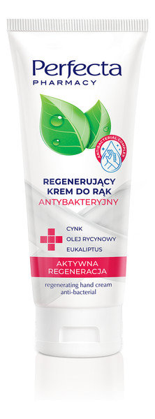 Perfecta Pharmacy Regenerujący krem do rąk antybakteryjny 80ml