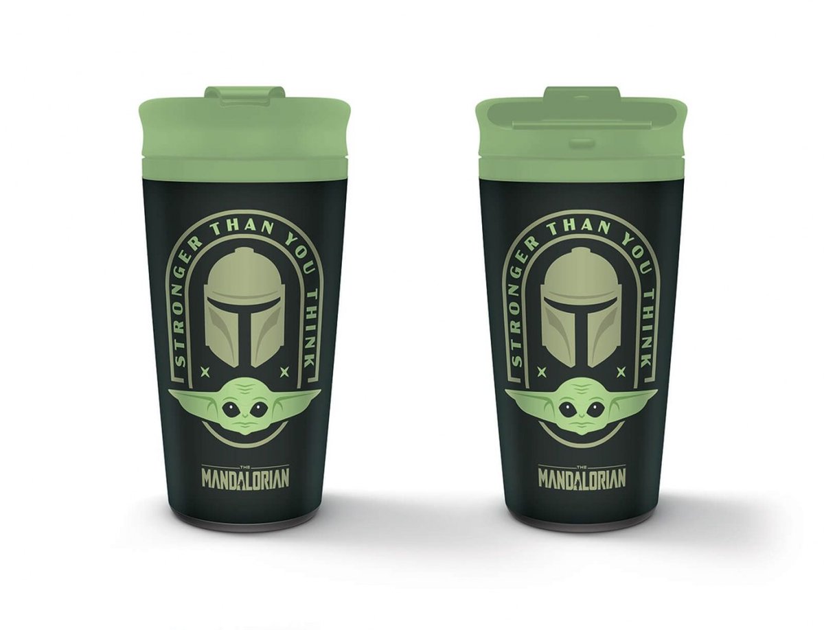 Pyramid International Gadżet Kubek Podróżny The Mandalorian Stronger Than You Think