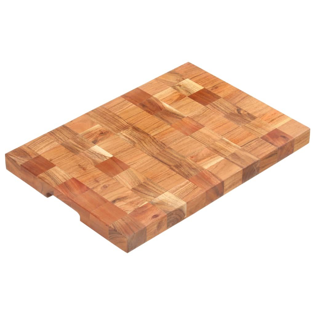 vidaXL Deska do krojenia vidaXL Deska do krojenia 50x34x3,8 cm lite drewno akacjowe 286572