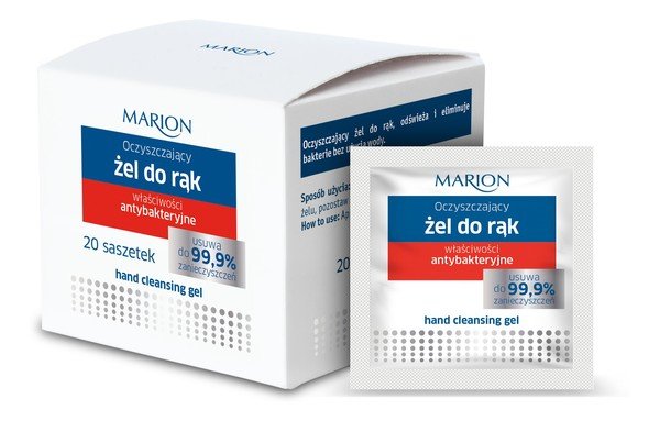 Marion Marion Żel Antybakteryjny w saszetkach 1,5m x 20szt