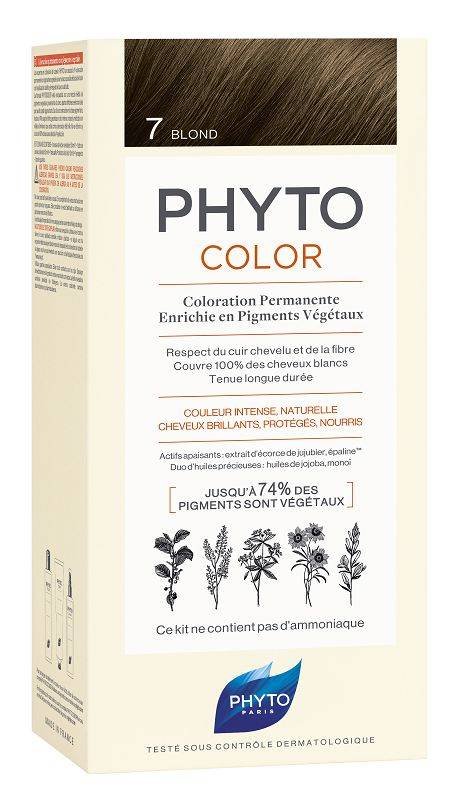 Phyto ALES GROUPE Color Trwała koloryzacja włosów 7 Blond 100 ml