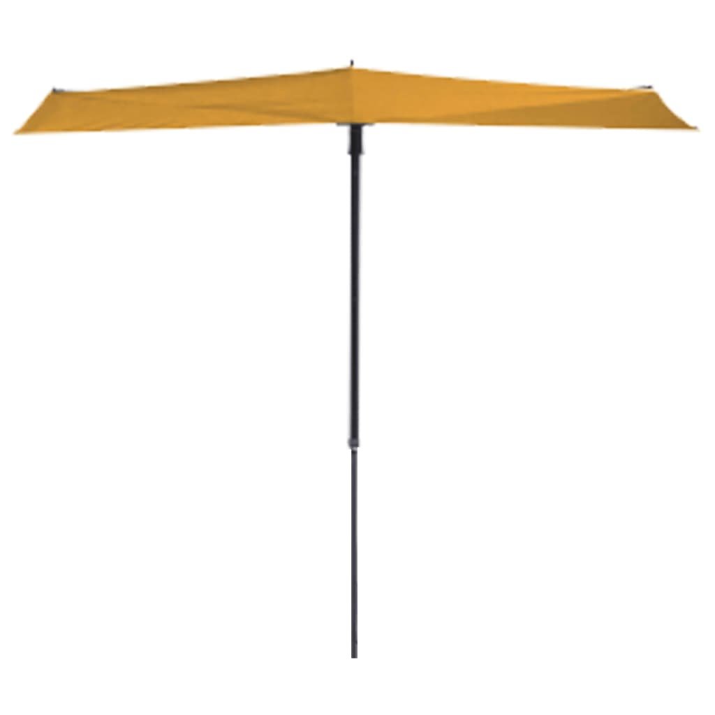 MADISON Madison Parasol balkonowy Sun Wave, 300 x 150 cm, złoty żółty