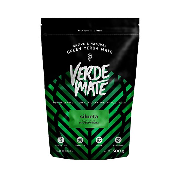 Mate Green Verde Mate Yerba Verde Silueta 0,5kg 4009-uniw