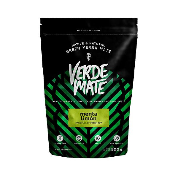 Mate Green Verde Mate Yerba Verde Menta Limon 0,5kg 4479-uniw