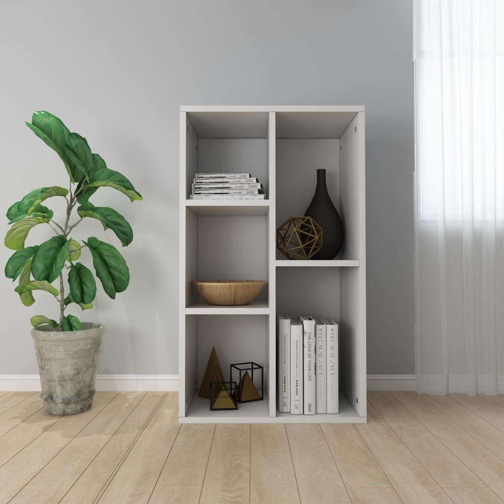 vidaXL vidaXL Regał na książki/szafka, biały, 45x25x80 cm, płyta wiórowa