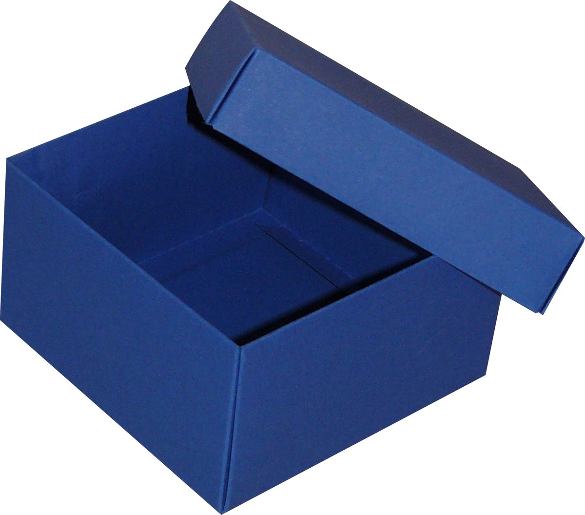 Pudełko ozdobne, niebieskie, 12x12x7 cm
