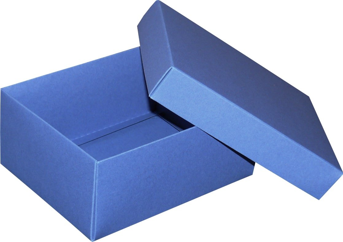 Pudełko ozdobne, niebieskie, 16x12,5x7 cm