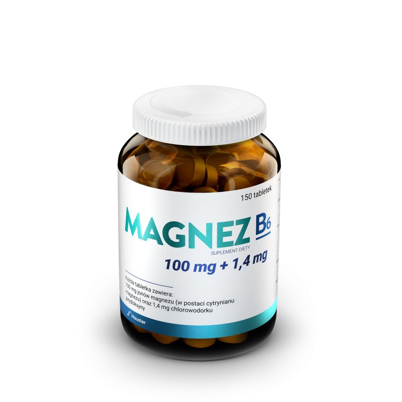 Hauster Hauster Magnez B6 - 150 tabletek