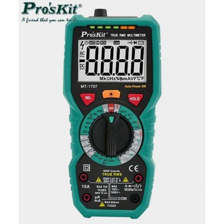 Miernik cyfrowy Pro's Kit MT-1707 True RMS