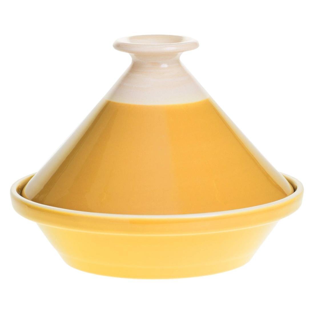Secret de Gourmet Naczynie do dań kuchni marokańskiej TAJINE ceramika żółty 154390D
