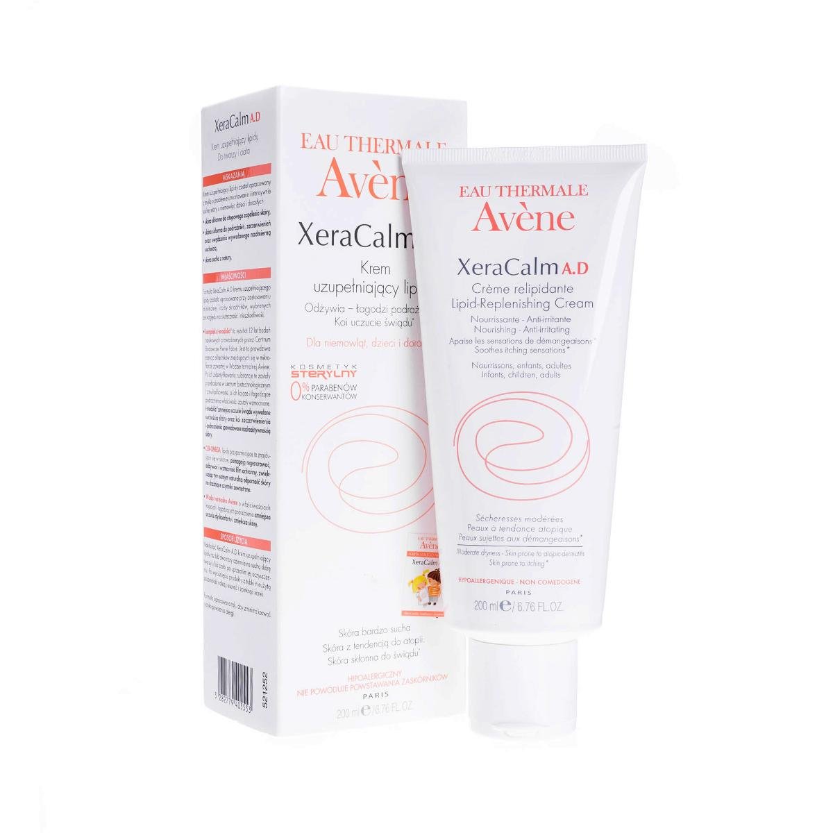 Avene XERACALM A.D Krem uzupełniający lipidy 200 ml