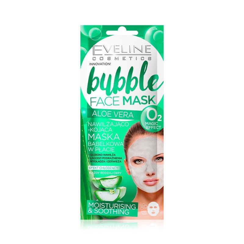 Eveline Maska w płachcie Bubble Aloes
