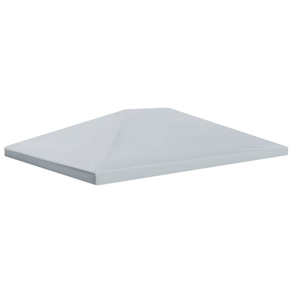 vidaXL Zadaszenie altany ogrodowej 310 g/m 4 x 3 m szare 44787