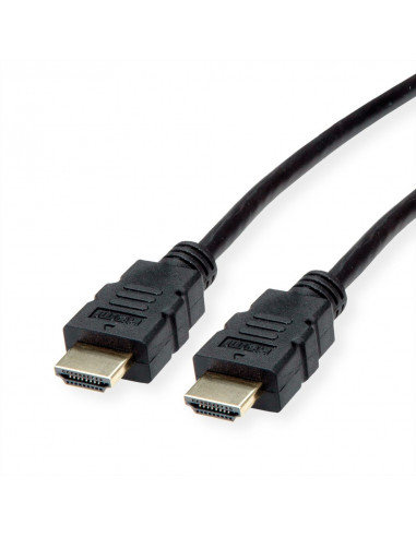ROLINE Szybki kabel HDMI  z Ethernetem, TPE, czarny, 7,5 m