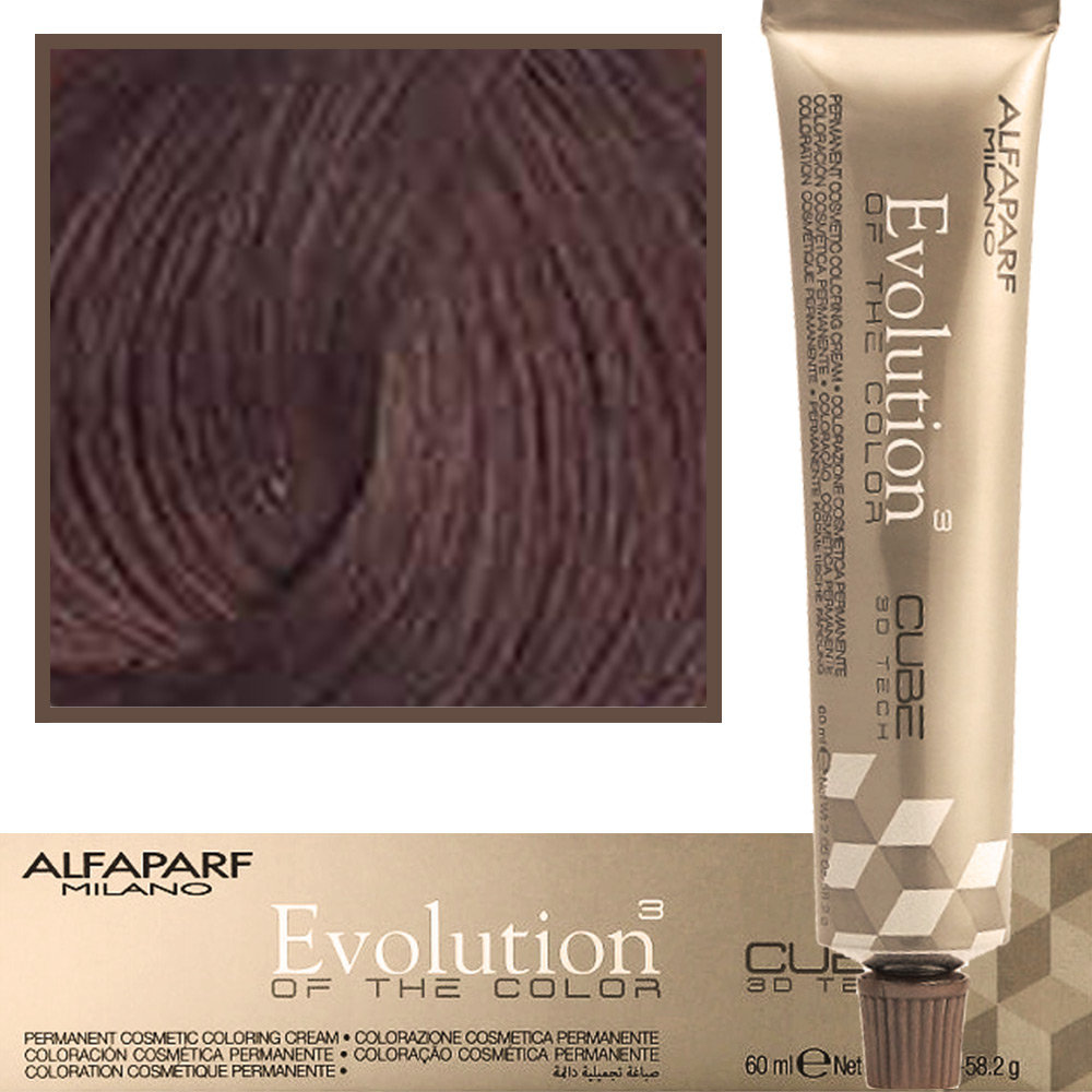 Alfaparf Evolution, farba do włosów, cała paleta, 60ml | Kolor: 6.53
