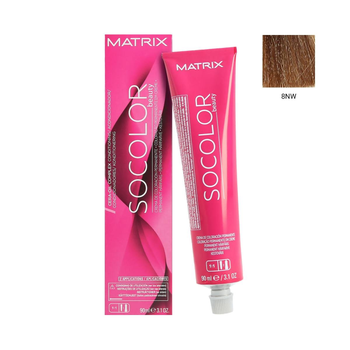 Loreal Matrix Socolor.beauty 8NW Light Blonde Neutral Warm