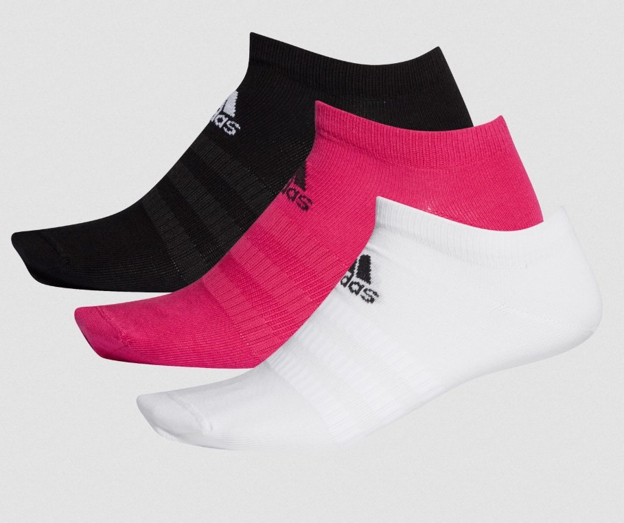 Adidas, Skarpety damskie, 3 pary, DZ9403, czarny, rozmiar M