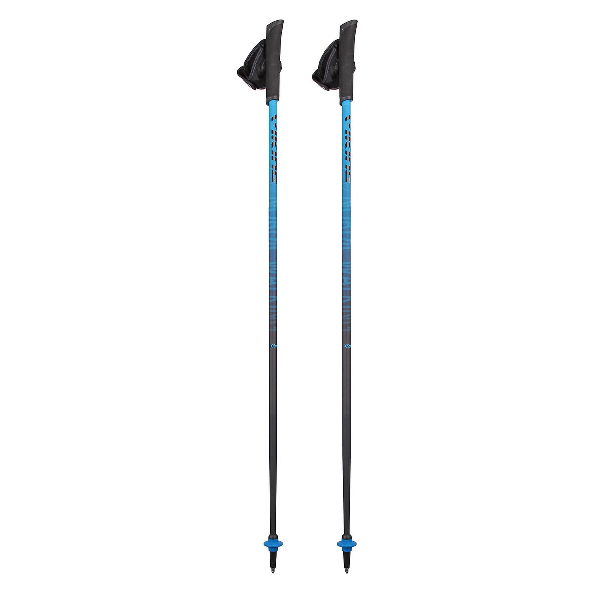 Viking Kije Nordic Walking Pro-Trainer 105 cm czarno-niebieskie 650/20/7879 650/20/7879/15/105