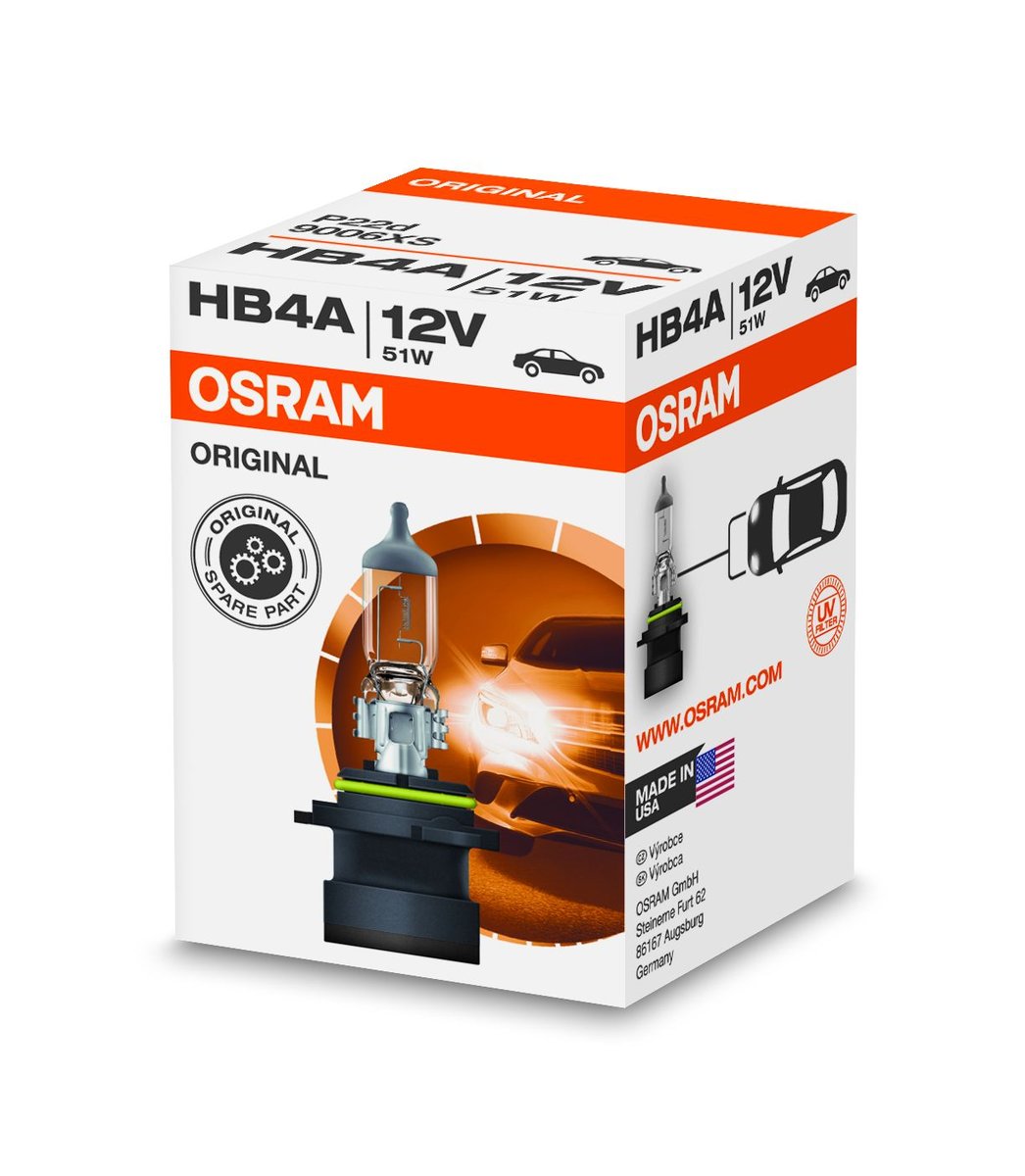 Żarówka OSRAM HB4A Original (1 sztuka)